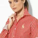 ralph lauren femmes chemises coton rouge,chemise raph flauren pour femme pas cher